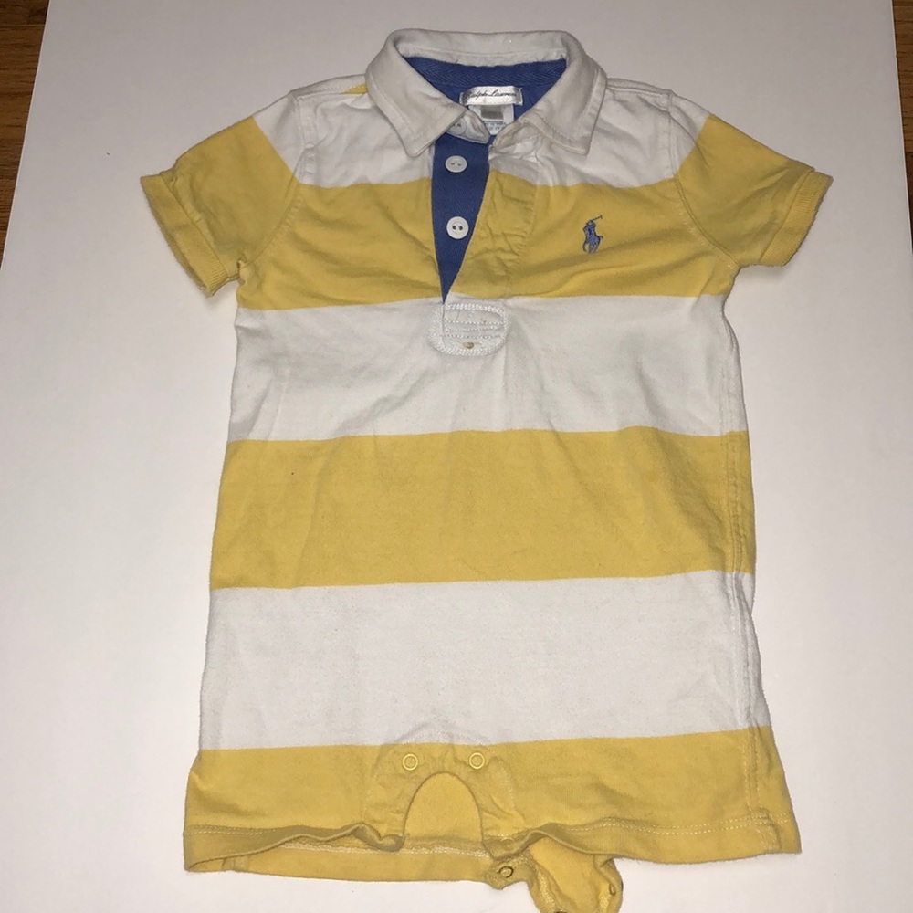 Ralph Lauren 18M Polo Romper Boy